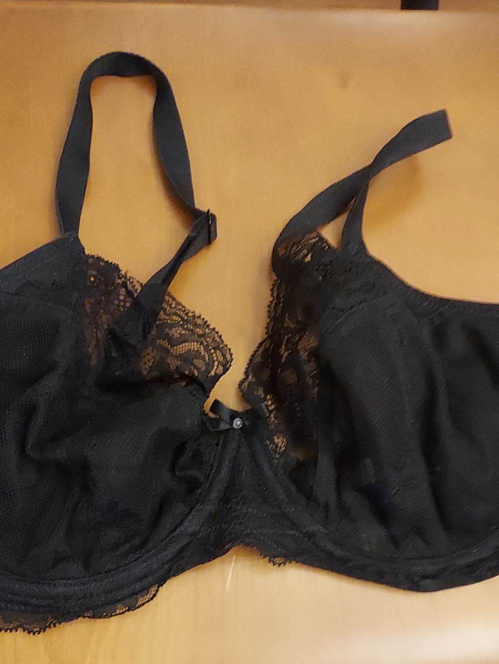 Plunge Black Lace Bra